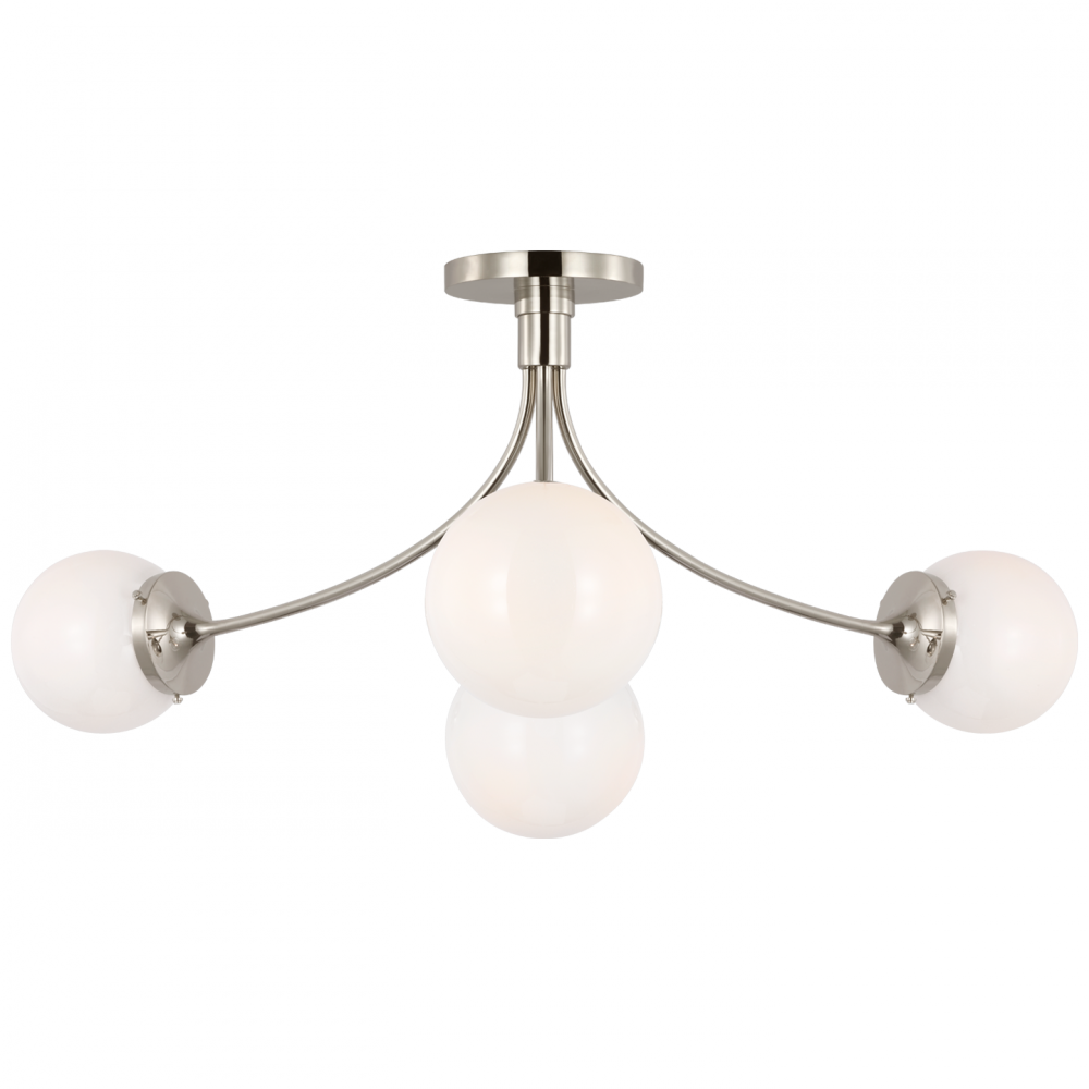 Visual Comfort Prescott Semi-Flush Mount